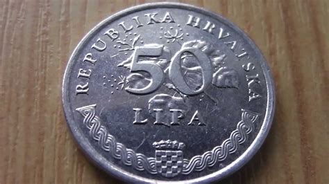 croatia coin  lipa masilina republika hrvatska  hd youtube