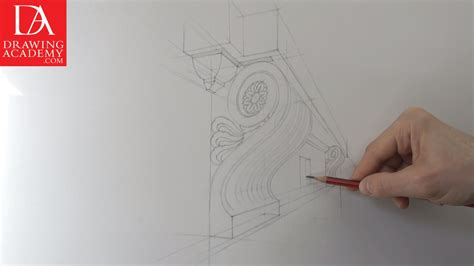 architectural detail drawing video lesson  drawing academy drawing academy