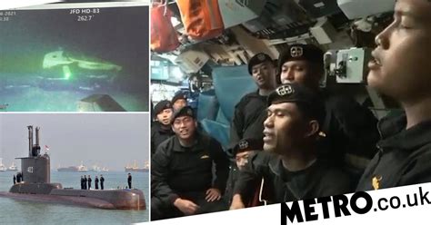 indonesia submarine last video shows crew members sing