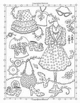 Coloring Book Fashions Fanciful Books sketch template