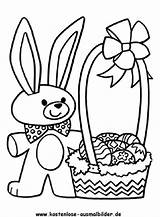 Osterkorb Ostern Thema sketch template