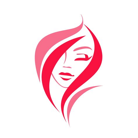 beauty face logo vector art icons  graphics