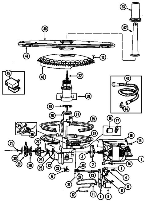 admiral dwuaaab dishwasher parts sears partsdirect
