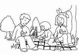 Picnic Family Coloring Pages Drawing Parent Getdrawings Getcolorings Drawings Printable Netart Color Families Teddy sketch template