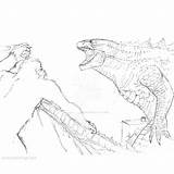 Godzilla Xcolorings Wingard Sequel Directed sketch template