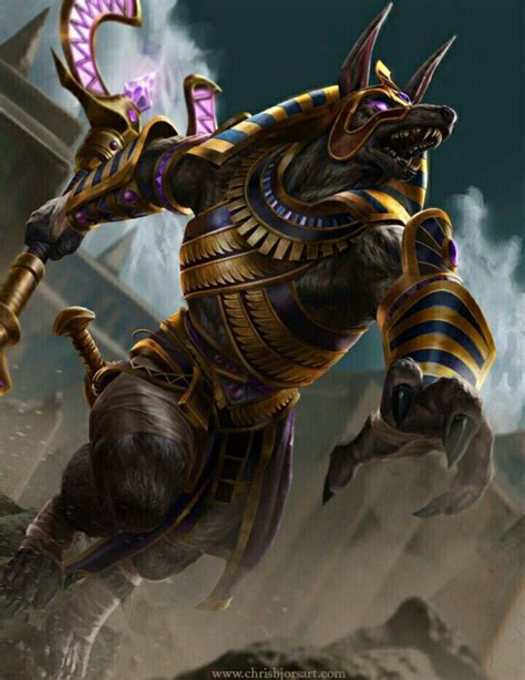 Anubis Is The Protector Of The Gates To The Underworld God Of Egypt