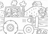 Farm Boerderij Boerderijdieren Trekker Preschoolactivities Animali Fattoria Kleuterschool Ambachten Tractors Coloringforkids Afkomstig sketch template