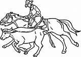 Bull Coloring Pages Riding Getcolorings Color sketch template