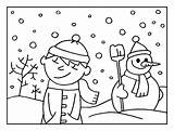 Invierno Pintar Hivern Frio Dibuixos Infantiles Clima Estacion Paisajes Imagui Dibujosparacolorear Colorearimagenes sketch template