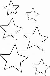 Coloring Star Six Wecoloringpage sketch template