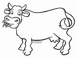 Cow Coloring Pages Cartoon Printable Dairy Cows Animals Clipart Moo Colouring Spots Animal Cliparts Drawing Print Color Para Tuesday Clip sketch template