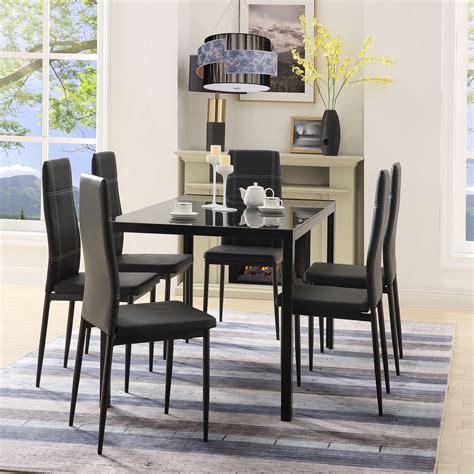 dining table  chairs set   btmway  piece modern luxury