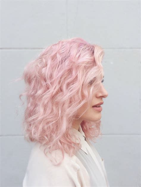 pale pink hair dyed hair pastel hair color pastel light hair color