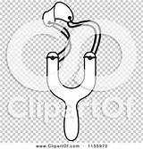Sling Outlined Shot Illustration Royalty Clipart Vector Perera Lal sketch template