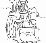 Digger Coloring Bulldozer Mecanic Shovel Transportation Pages Colorear Coloringcrew Gif Coloriage sketch template