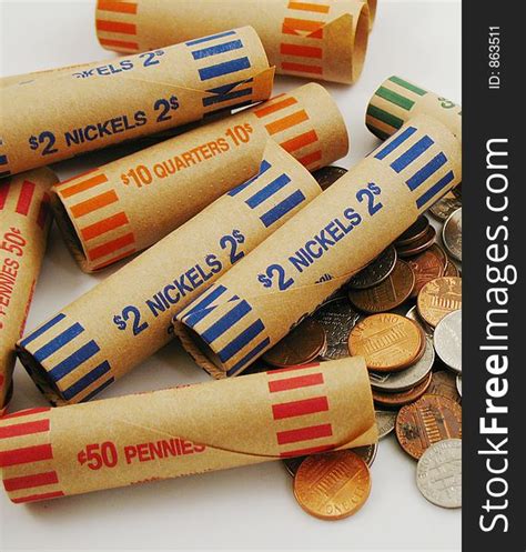 coin wrappers  stock images   stockfreeimagescom