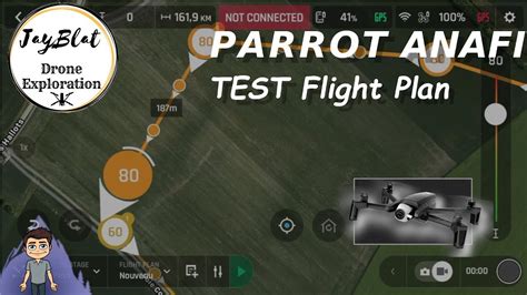 parrot anafi  flight plan youtube