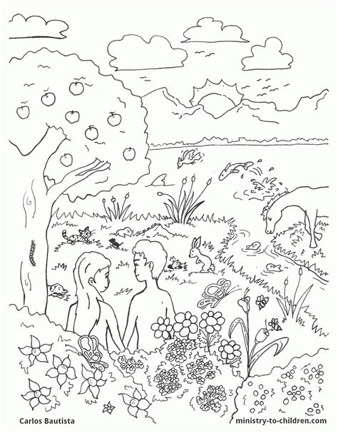 creation bible coloring page   creation coloring pages