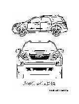 Coloring Gmc Pages Fun 2002 Ford Model Acadia sketch template