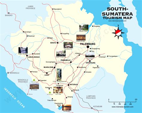 south sumatera map peta sumatera selatan