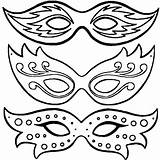 Masques sketch template