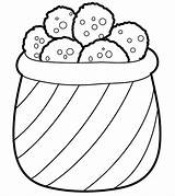 Cookies Jar Snack Grains Coloringhome Momjunction Milk sketch template