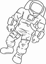 Astronaut Suit Drawing Coloring Body Space Clipart Pages Preschool Line Getdrawings Girl Printable Man Astronauts Drawings Color Armor Getcolorings Rocket sketch template