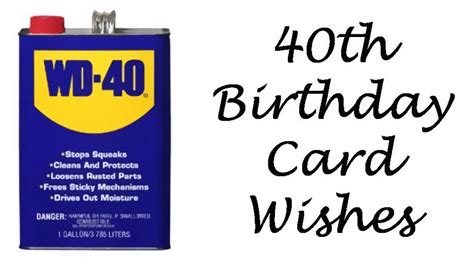 40th birthday wishes messages and poems to write in a card holidappy