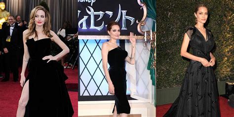 Angelina Jolie Little Black Dress