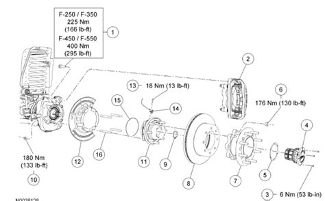 ford  front axle diagram