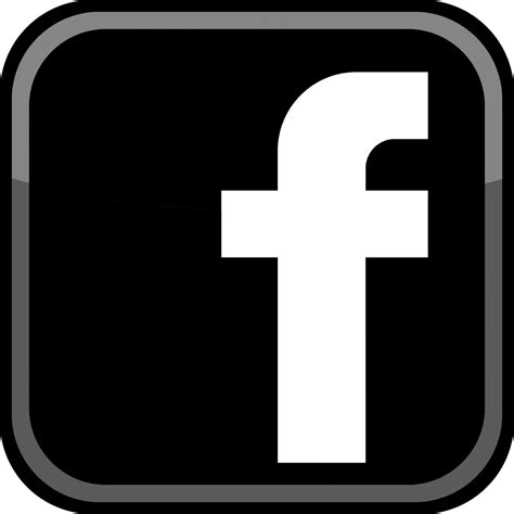 logo facebook black