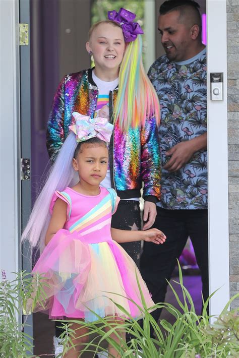 North West And Jojo Siwa Film New Video In Crazy Colorful