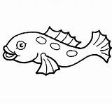 Pez Peixe Colorir Fish Peix Pesce Dibuix Dibuixos Nemo Coloringcrew Desenhos Animales Acolore sketch template