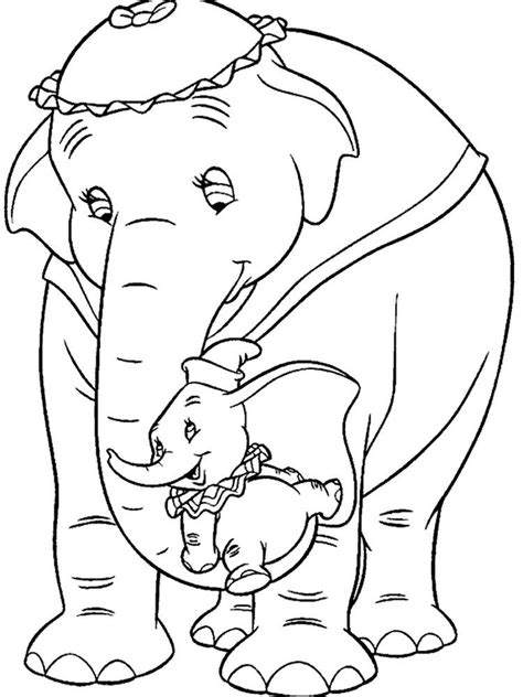 dumbo coloring pages  disney fans     elephant