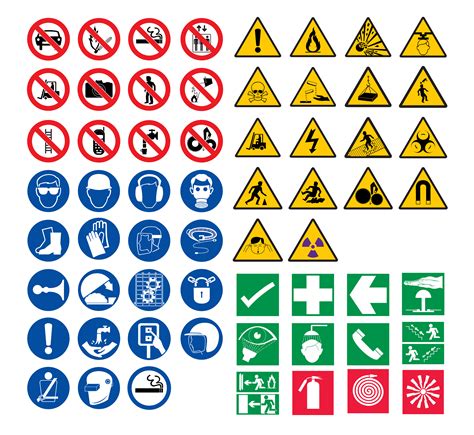 standard  signage   symbols