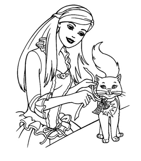 barbie horse coloring page   barbie horse coloring