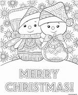 Joyeux Neige Bonhomme Snowmen Imprimer Adulte Patterned sketch template