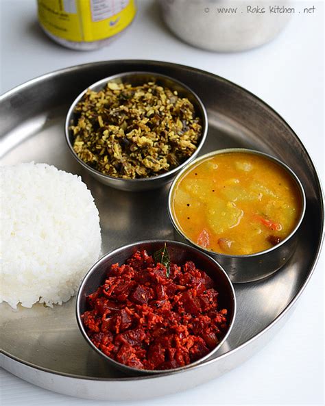 lunch menu  south indian lunch combo raks kitchen indian