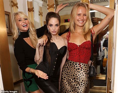 christie brinkley poses with daughters sailor and alexa ray joel daily mail online