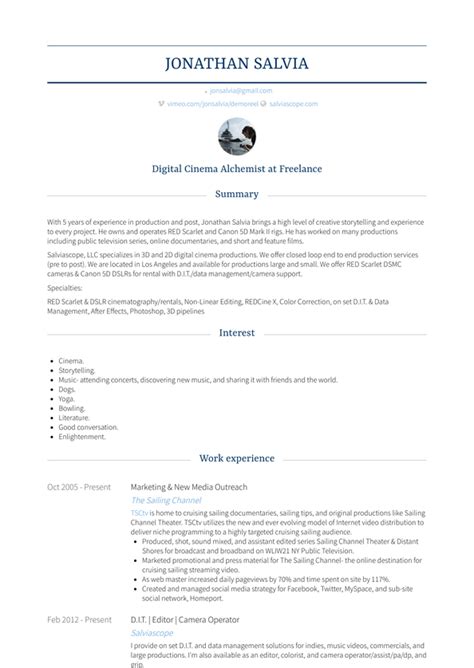 volunteer resume samples  templates visualcv