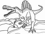 Spinosaurus Espinossauro Colorir Gratuitamente Stampa Imprima Desenhos Raskrasil sketch template
