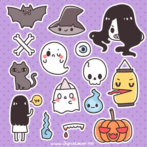 images  kawaii stickers printable halloween kawaii drawings