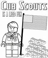 Scout Cub Coloring Lego Pages Gold Blue Banquet Scouts Printable Great Boy Training Leader Akela Council Pack Meeting Clipart Regular sketch template