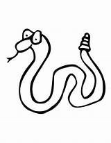 Snake Printable Coloring Pages Clipart Popular Clip Kids Reptile sketch template