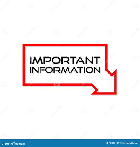 important information vector icon exclamation mark attention logo warning speech bubble red