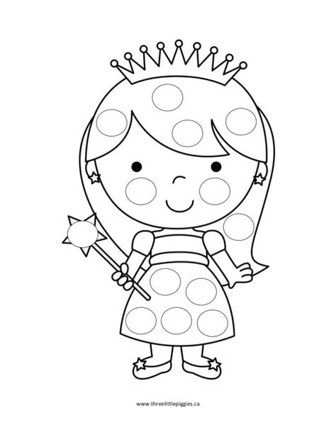 coloring dot pages