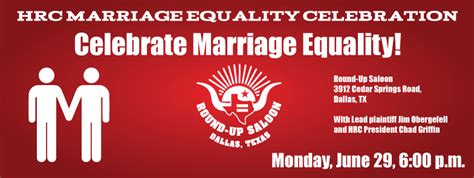 the round up saloon and dance hall hrc marriage equality celebration the round up saloon and