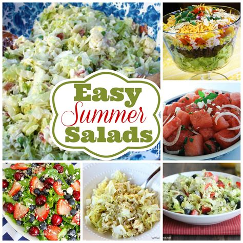 6 of the best easy summer salads you will make over and over easy