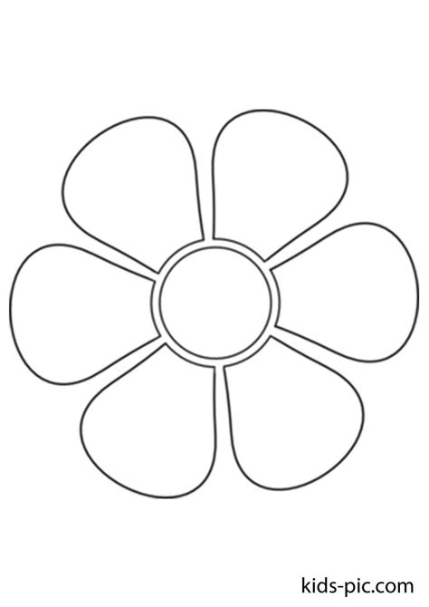 pin  flower petal template