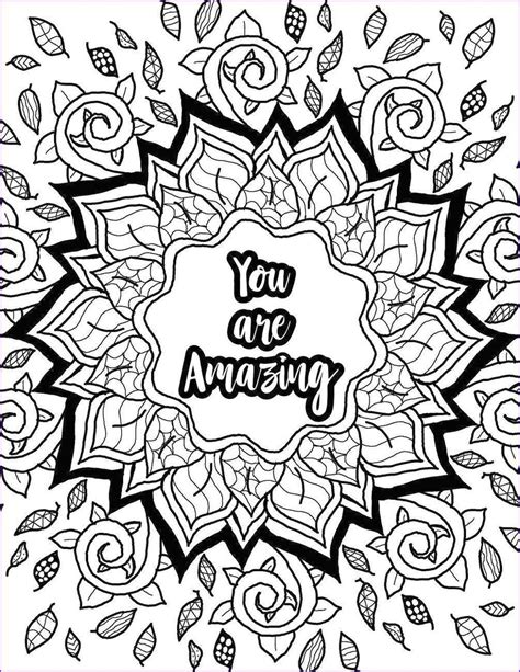 20 free printable printable adult coloring pages quotes